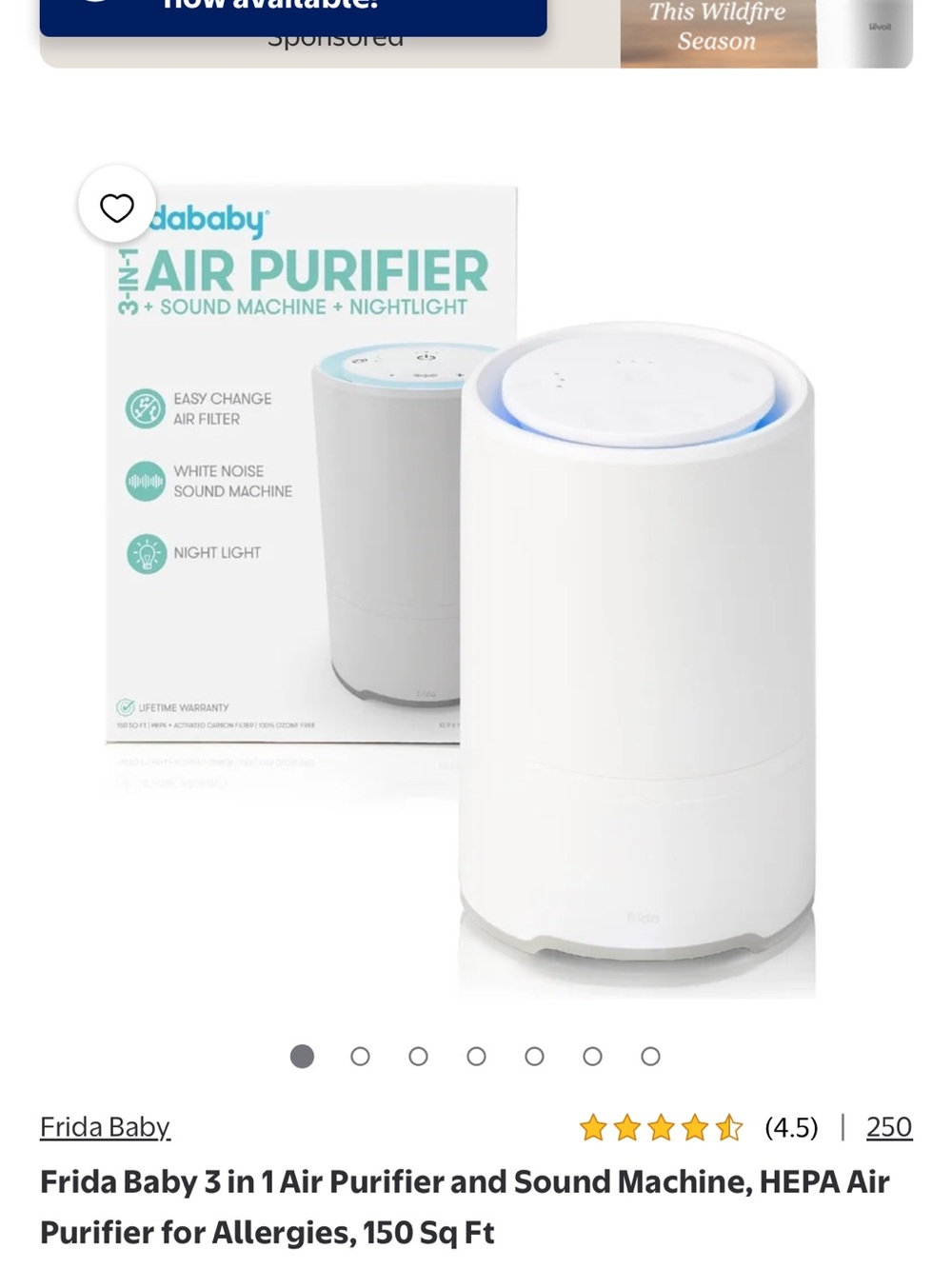 Frida air purifier